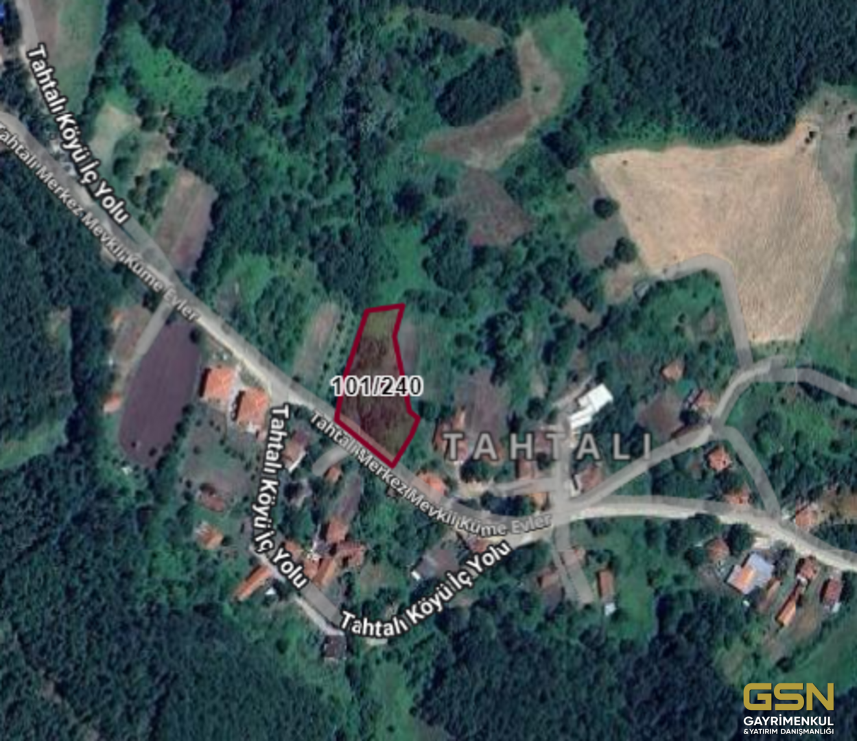 9-KARAMÜRSEL TAHTALI KÖYÜN'DE 24.287M2 SATILIK ARAZİ